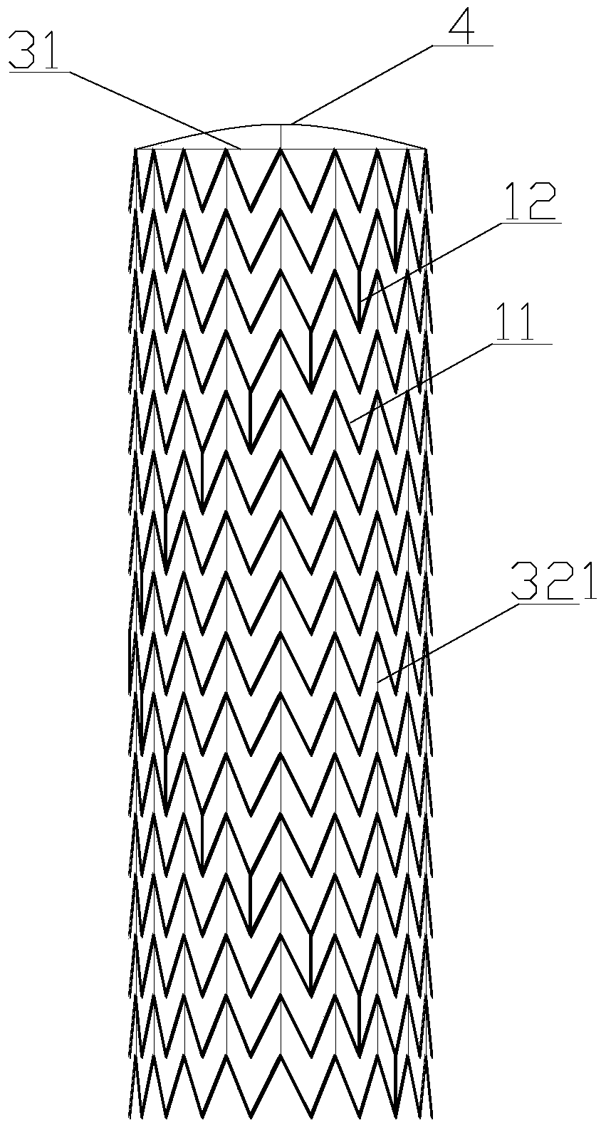 A net-covering bracket