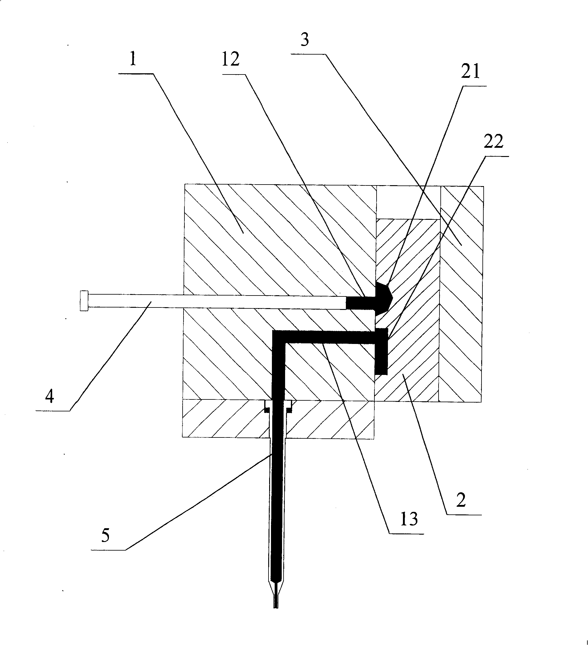 A method for equable glue filling of LED and corresponding glue filler