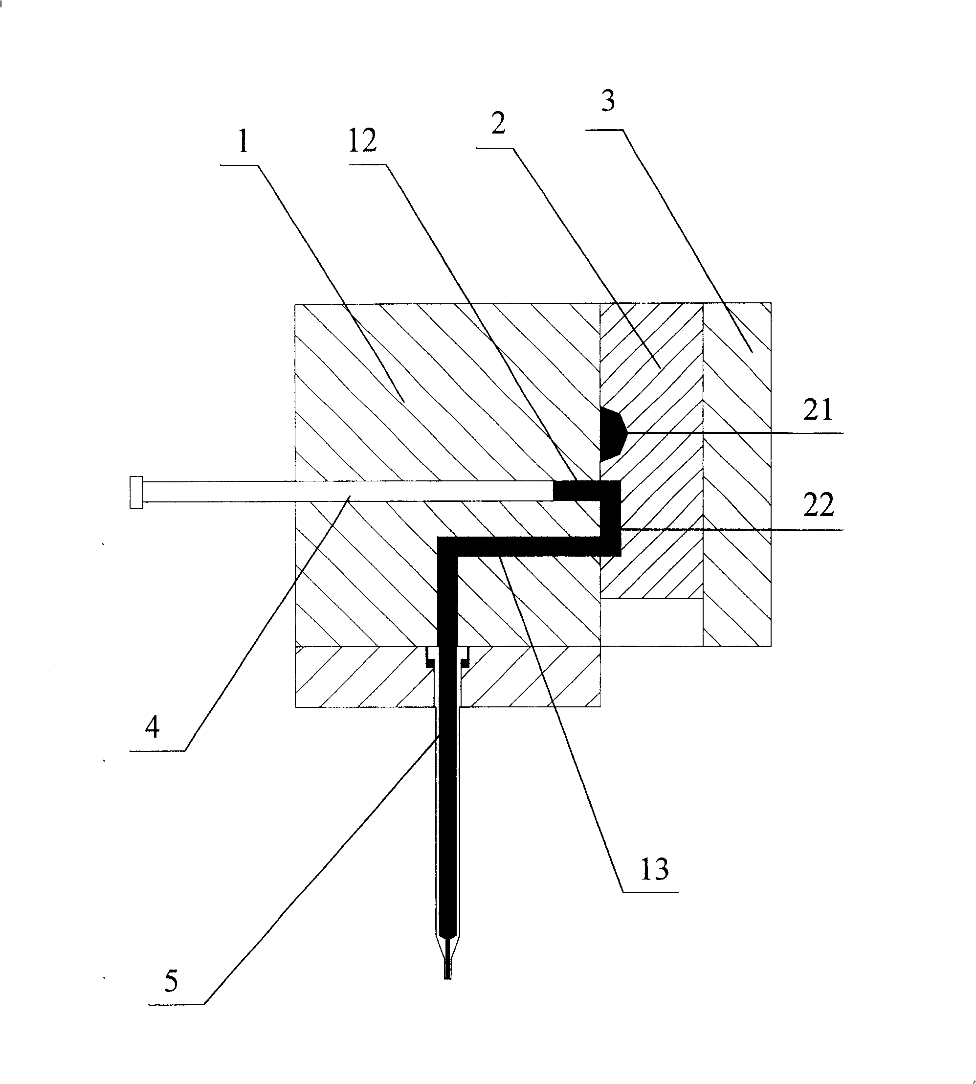 A method for equable glue filling of LED and corresponding glue filler