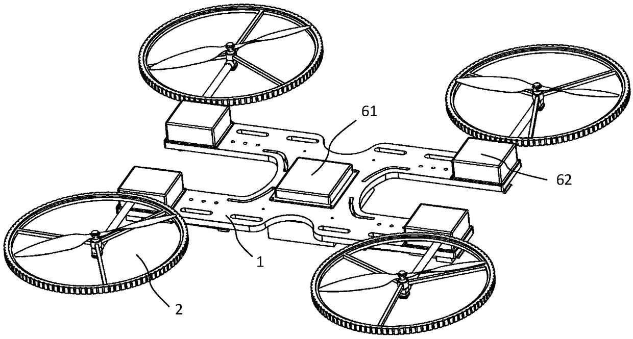 Triphibian rotor wing robot and working method thereof