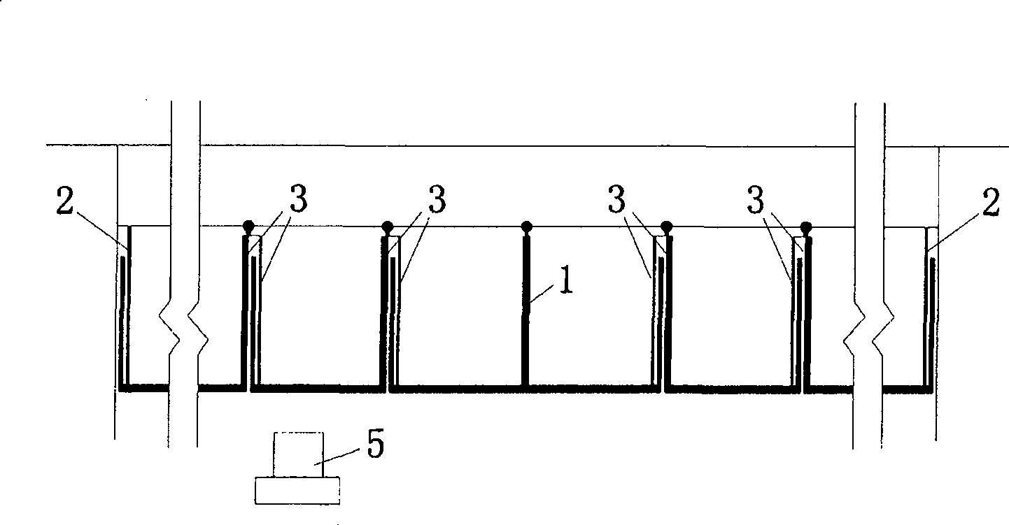 Vertical rod type bridge flexiblity monitor system