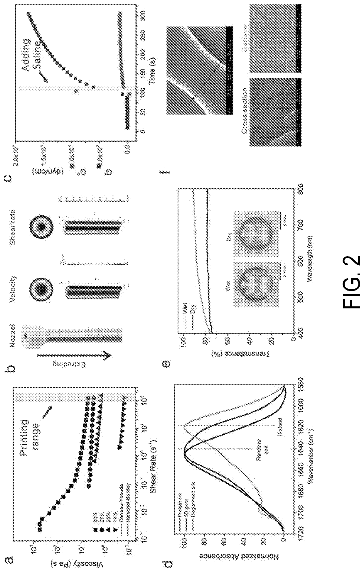 Systems and methods for 3D printing of proteins