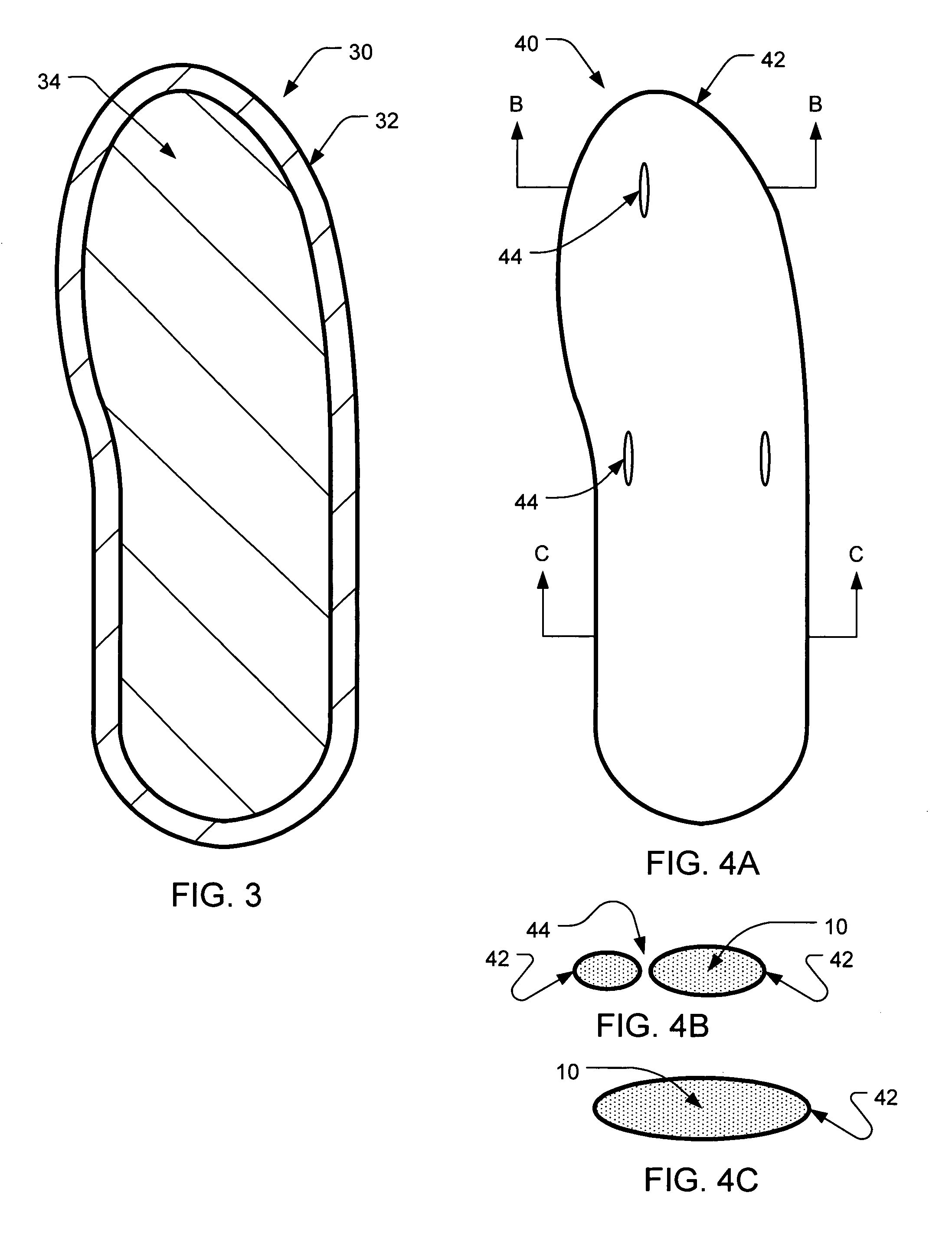 Footwear with expanded thermoplastic beads in the footbed