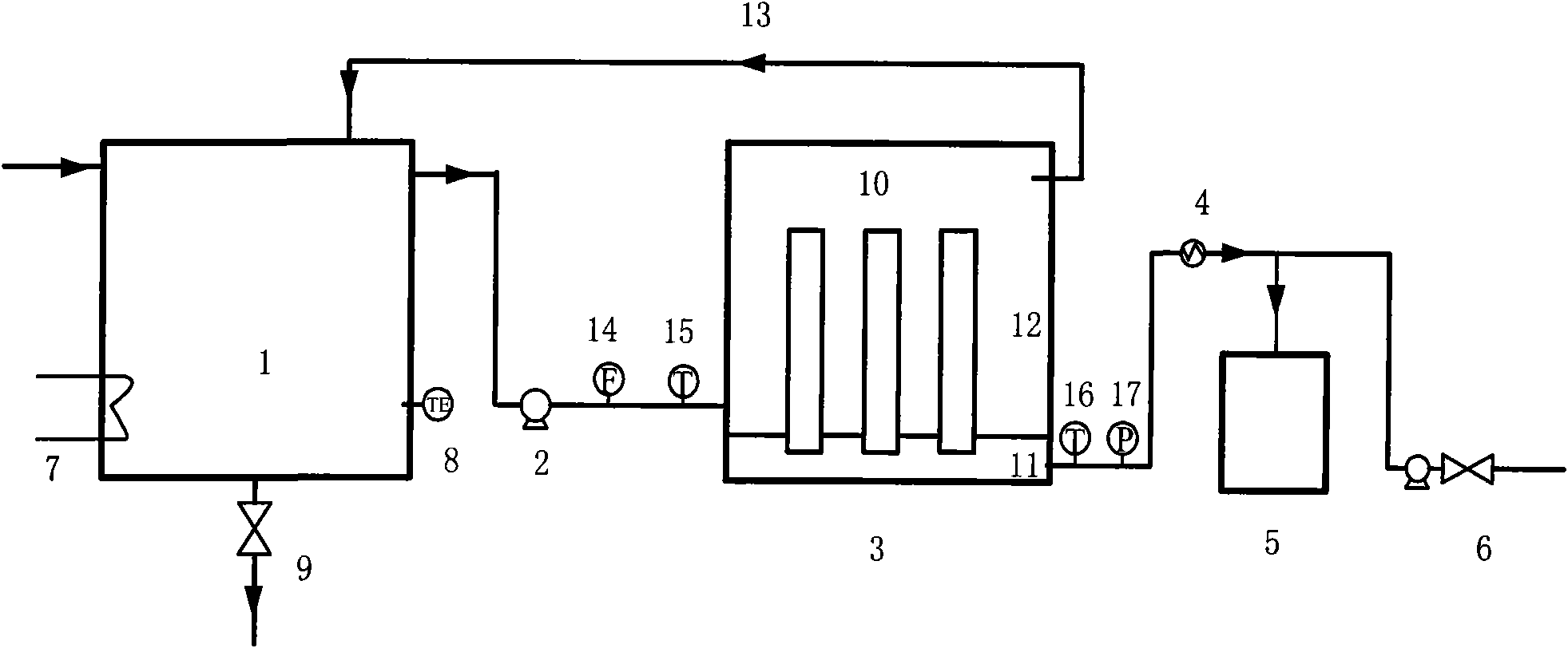 Method and device for treating high-salt content water by hydro-power molecular membrane