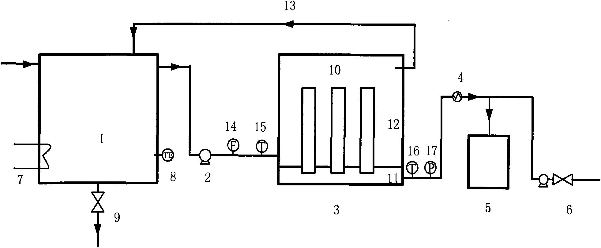 Method and device for treating high-salt content water by hydro-power molecular membrane