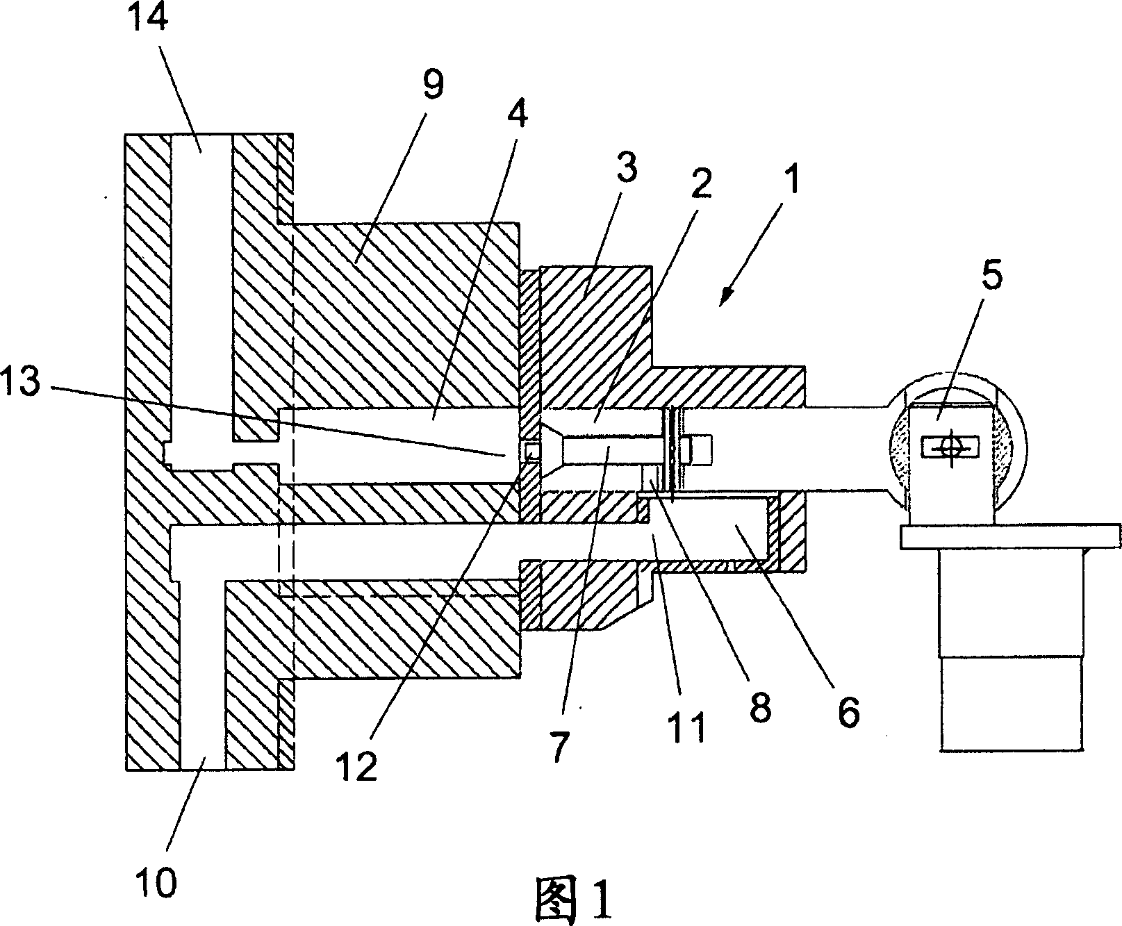 Gas aspiration and compression system, especially for gas compressors