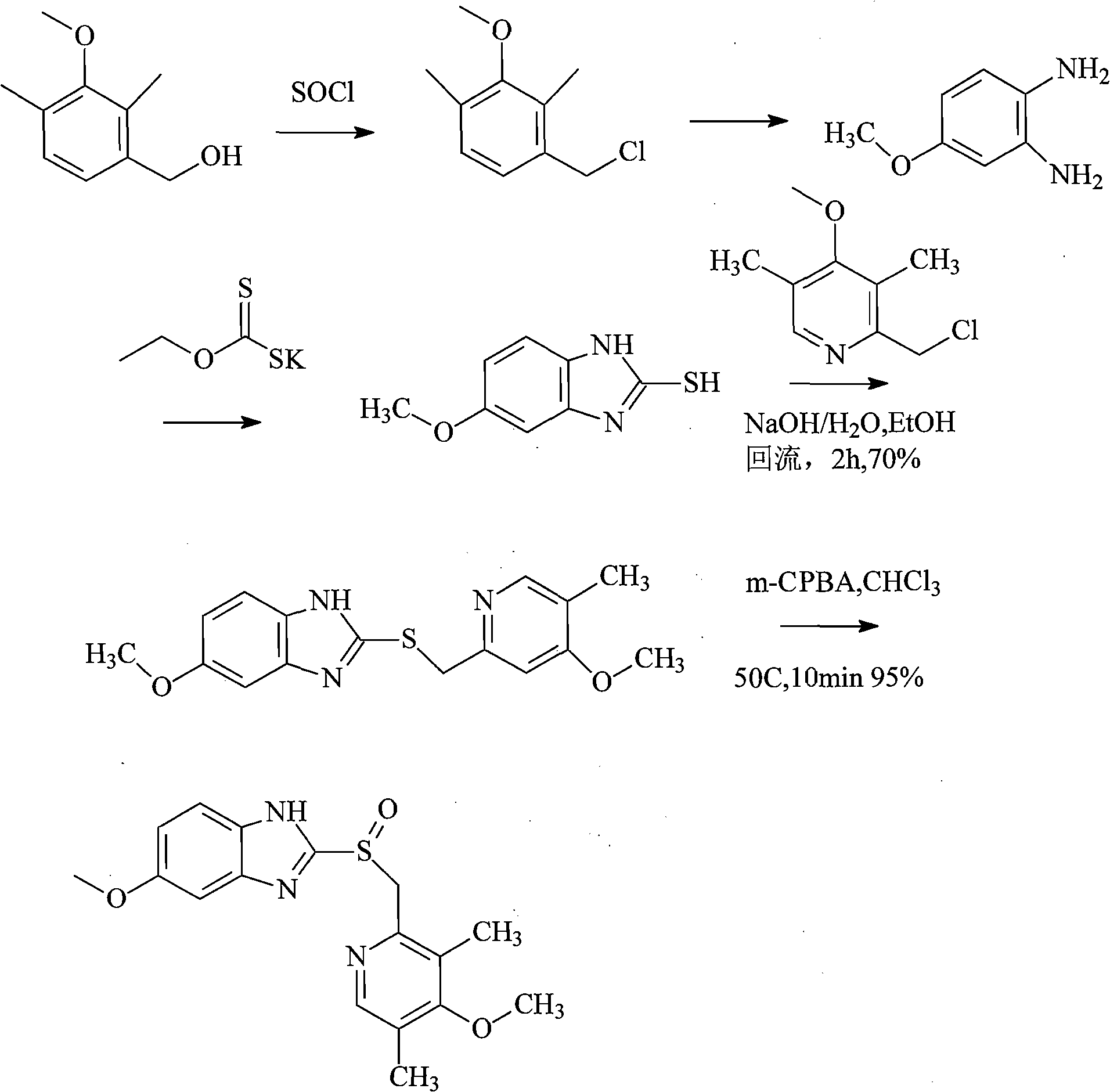 Esomeprazole sodium compound and preparation method thereof