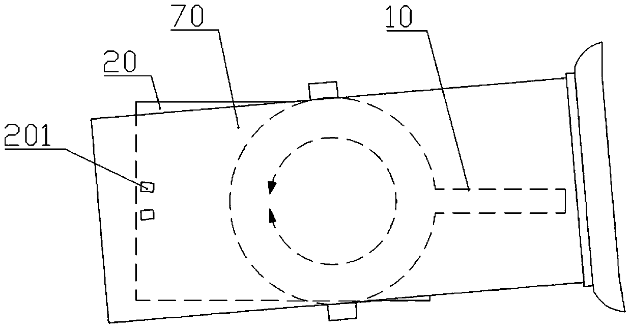 Vehicle-mounted airflow generating device