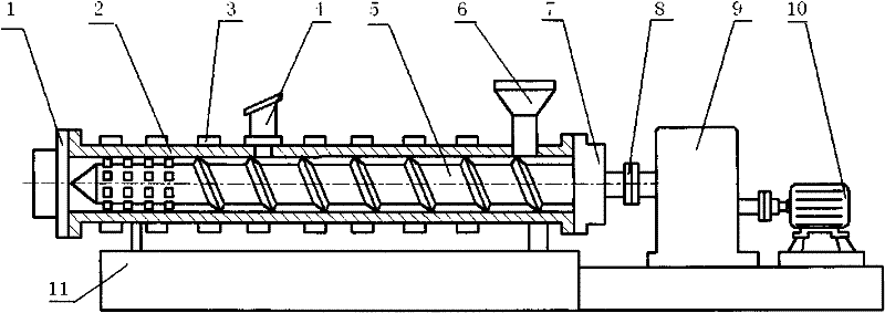 Exhaust-type differential double-screw extruder