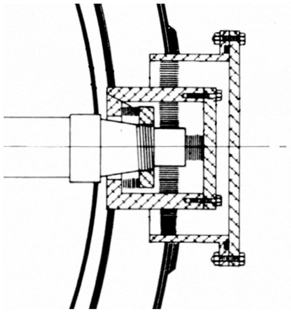 Fixed inner support based on concentric sleeve cones and low-temperature container provided with fixed inner support