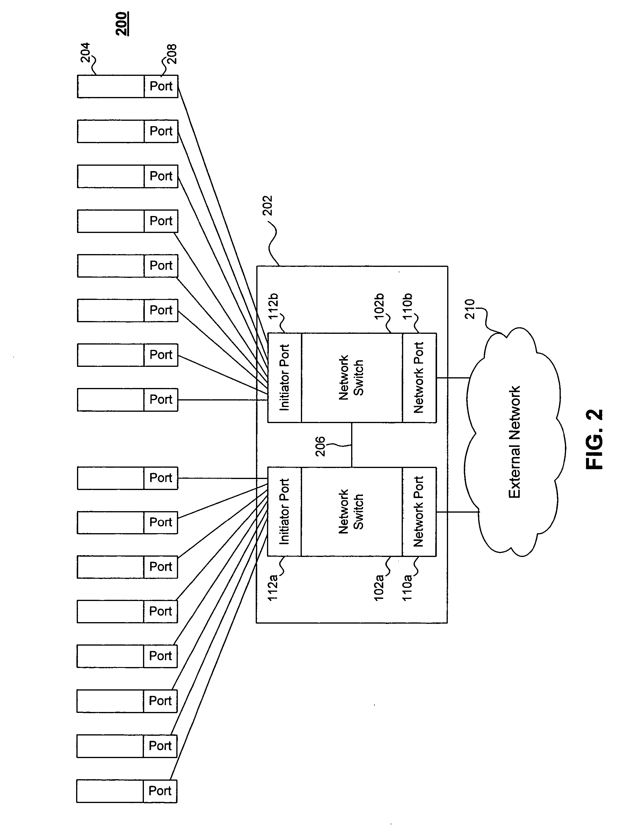 Apparatus and system for coupling and decoupling initiator devices to a network using an arbitrated loop without disrupting the network