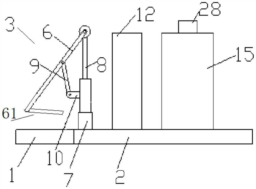 Logistics conveying device used for warehousing system