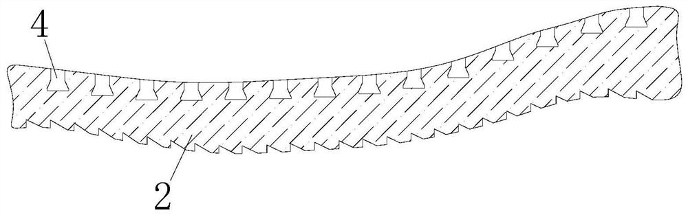 Anti-glue-failure snow boots and anti-glue-failure method thereof