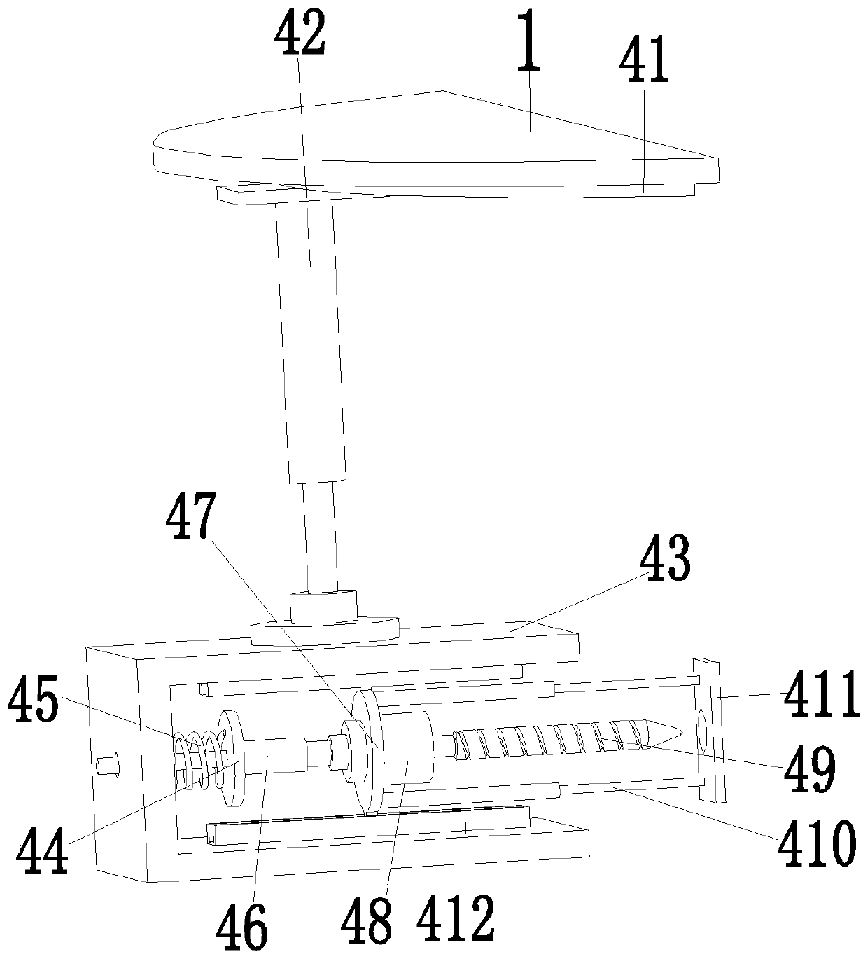 A portable high-efficiency drilling machine and drilling method for galvanized steel pipe