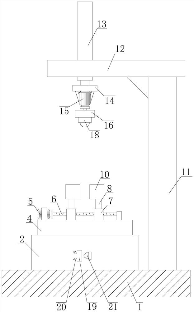 Gas spring rebound speed detection device