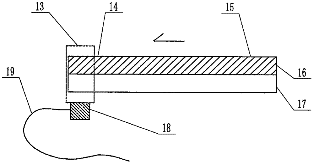 A subtype swine influenza detecting device capable of being easily disassembled and applying a cheap material