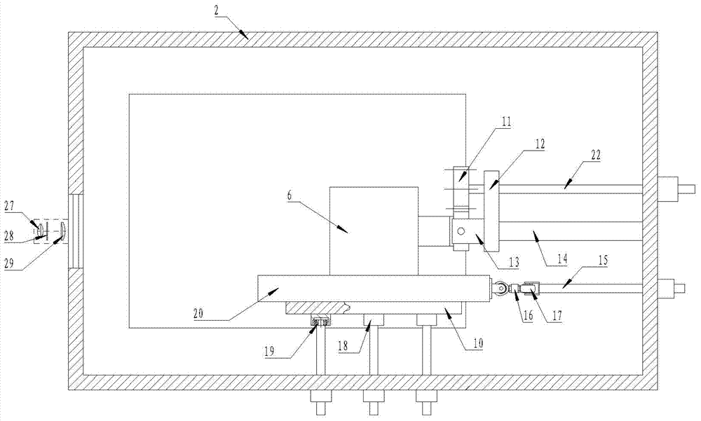 Torque testing device under thermal vacuum environment