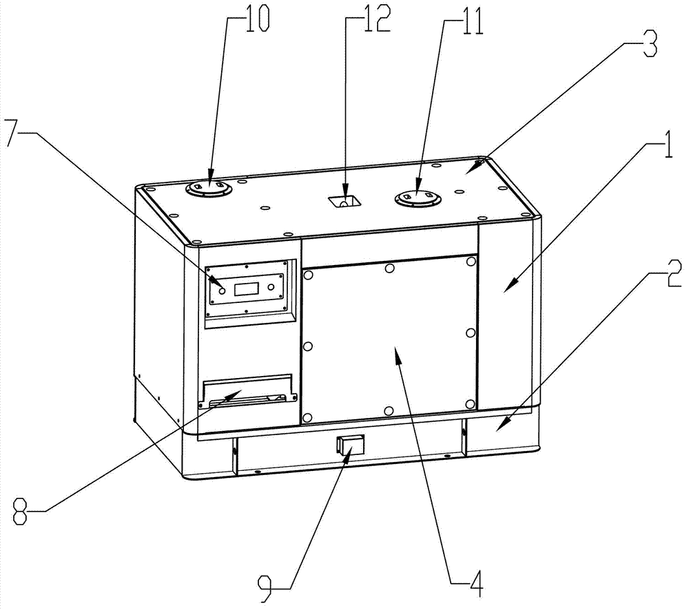 Vehicle-mounted generating set box body
