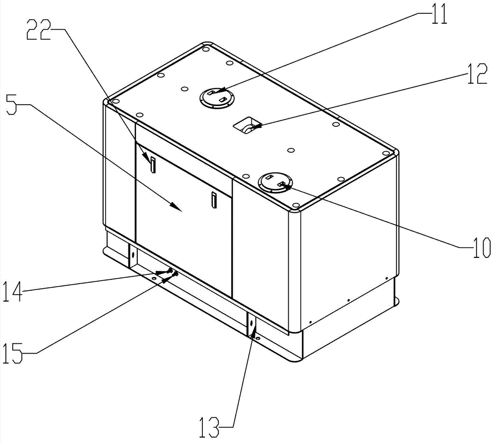 Vehicle-mounted generating set box body