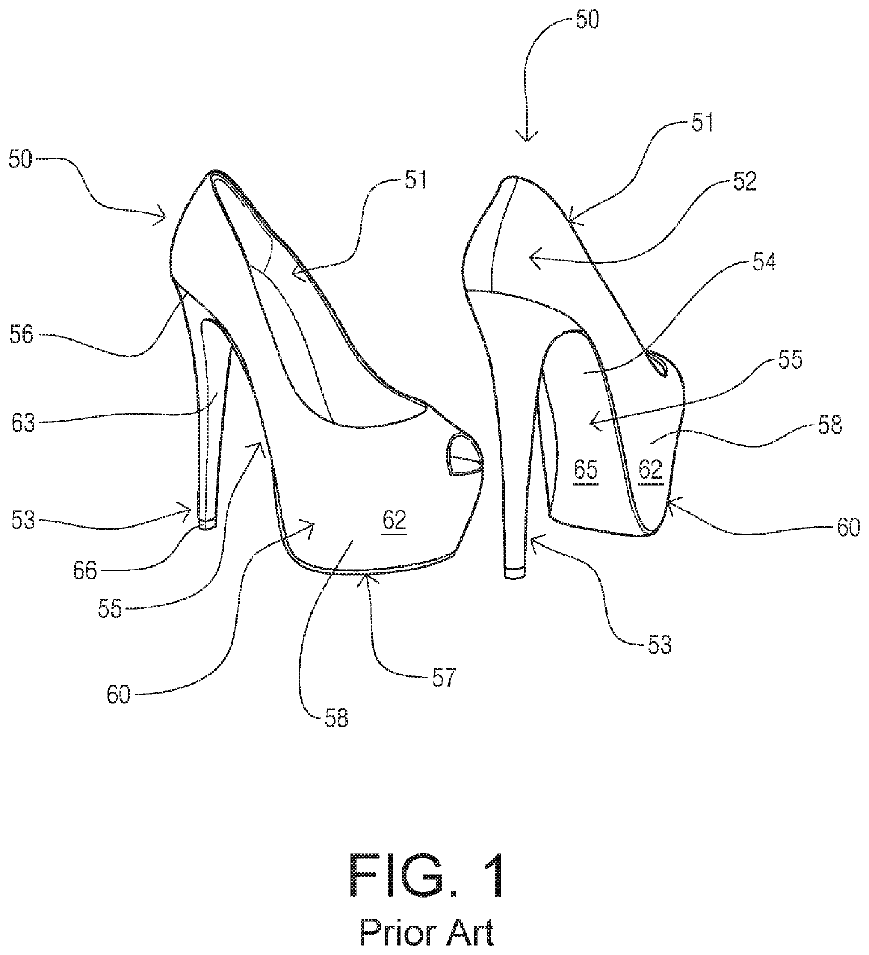 Construction unit and decorative component, and a shoe incorporating same