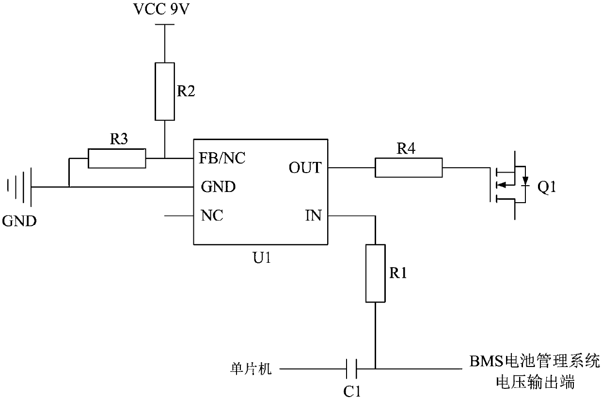 Excitation circuit with effects of increasing driving voltages of power field-effect transistor