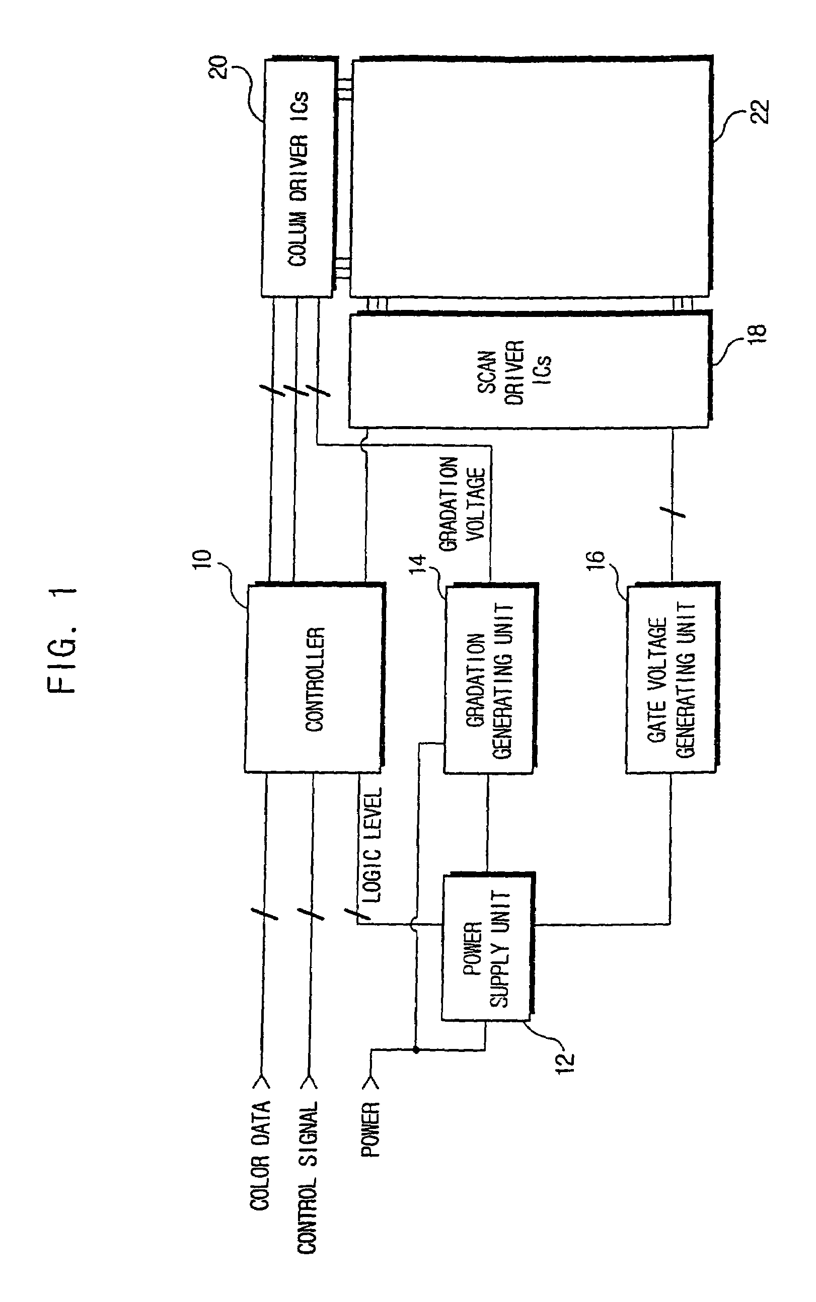 Shift register and driving circuit of LCD using the same