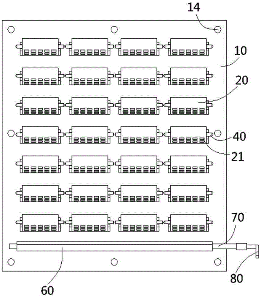 Air inlet filter screen plate with adjustable wind speed