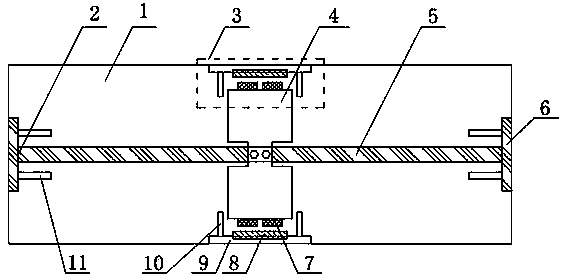 Tuned mass damper for controlling vertical high-frequency vibration of floor slabs and manufacturing method thereof