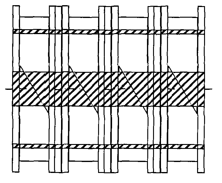 Motor stator winding continuously-winding mold device and winding insertion technique