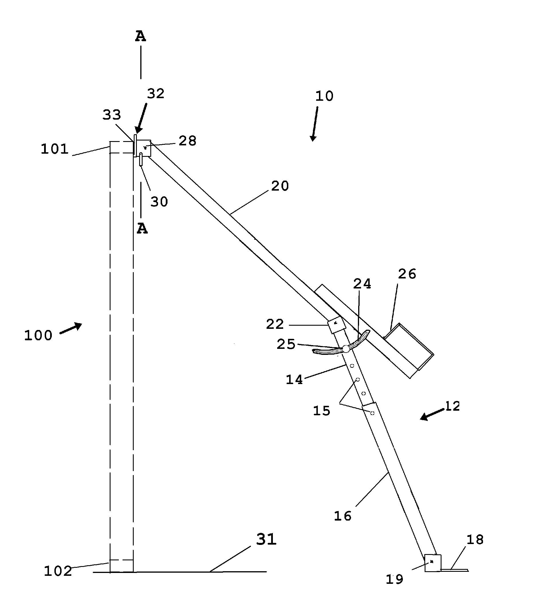 Light-Enabled Plumb Indicator and Wall Brace Device