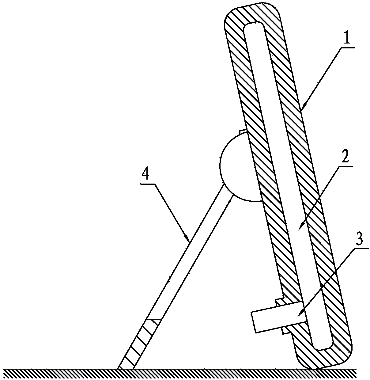 Digital television signal receiving device