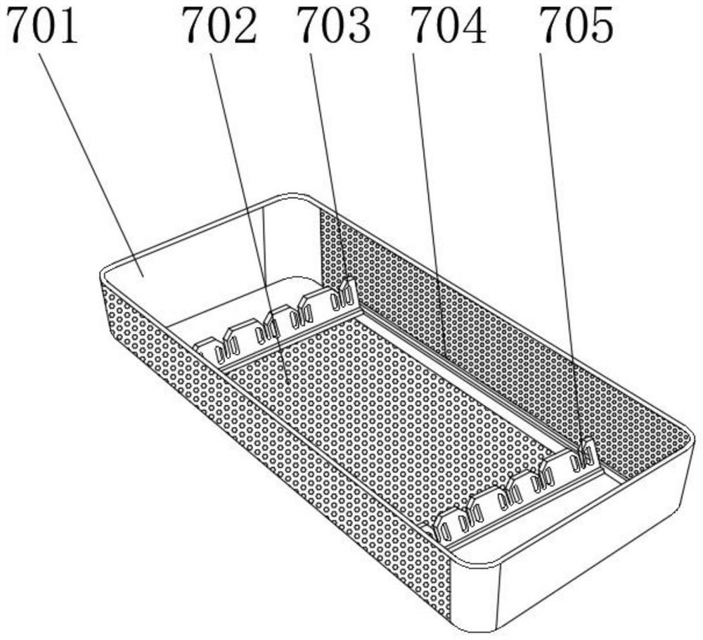 Medical endoscope cleaning and disinfecting device