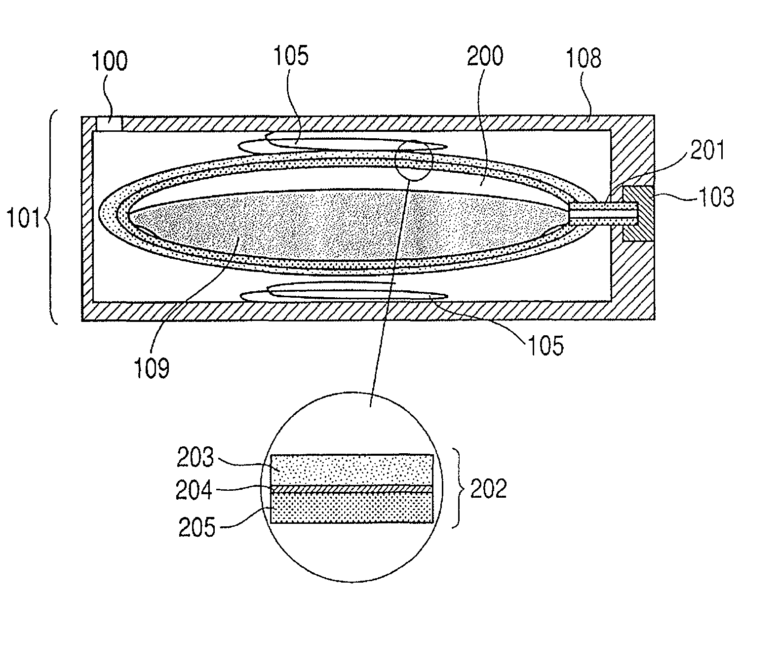 Ink tank for ink jet recording device