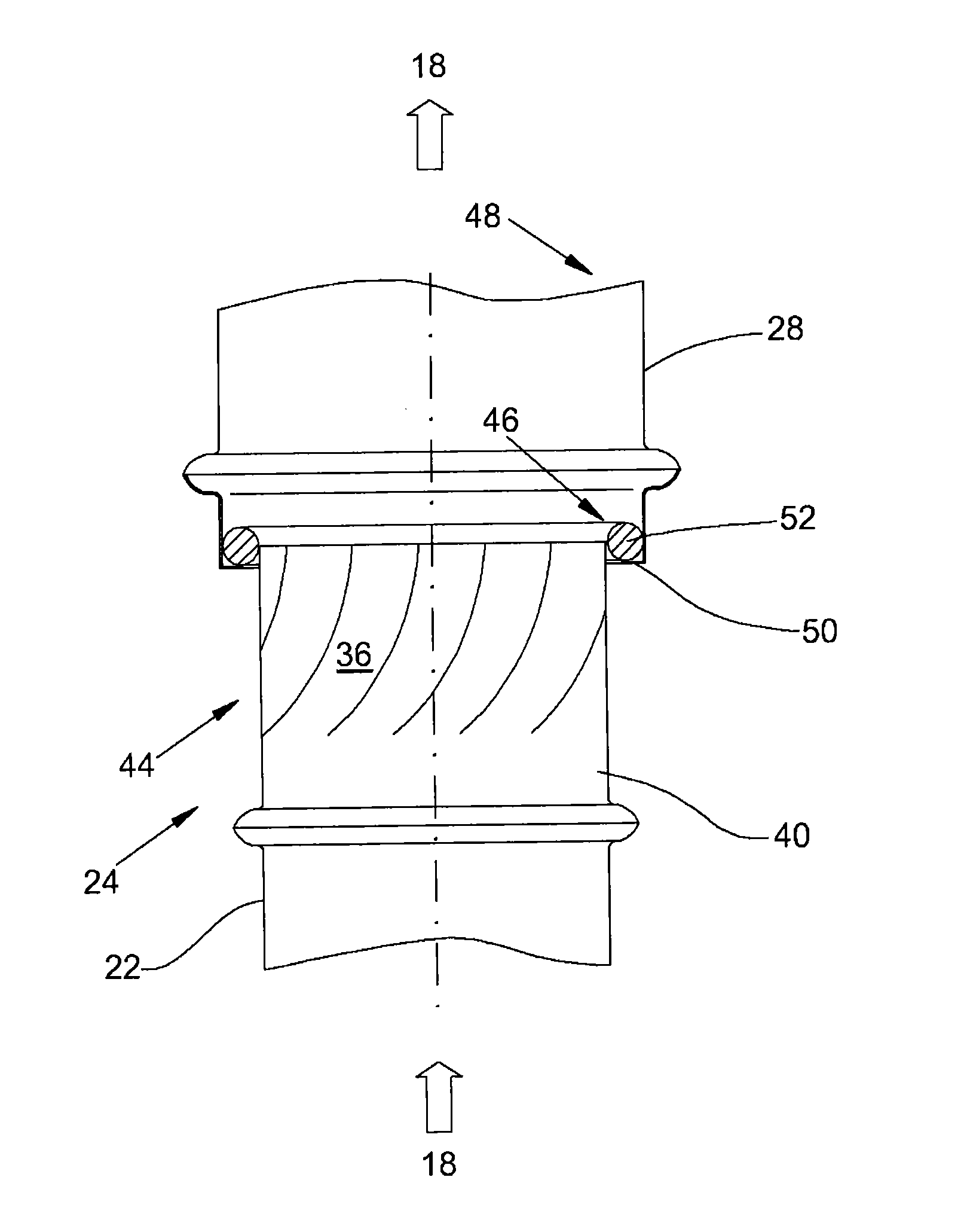 Device for cooling an exhaust gas stream