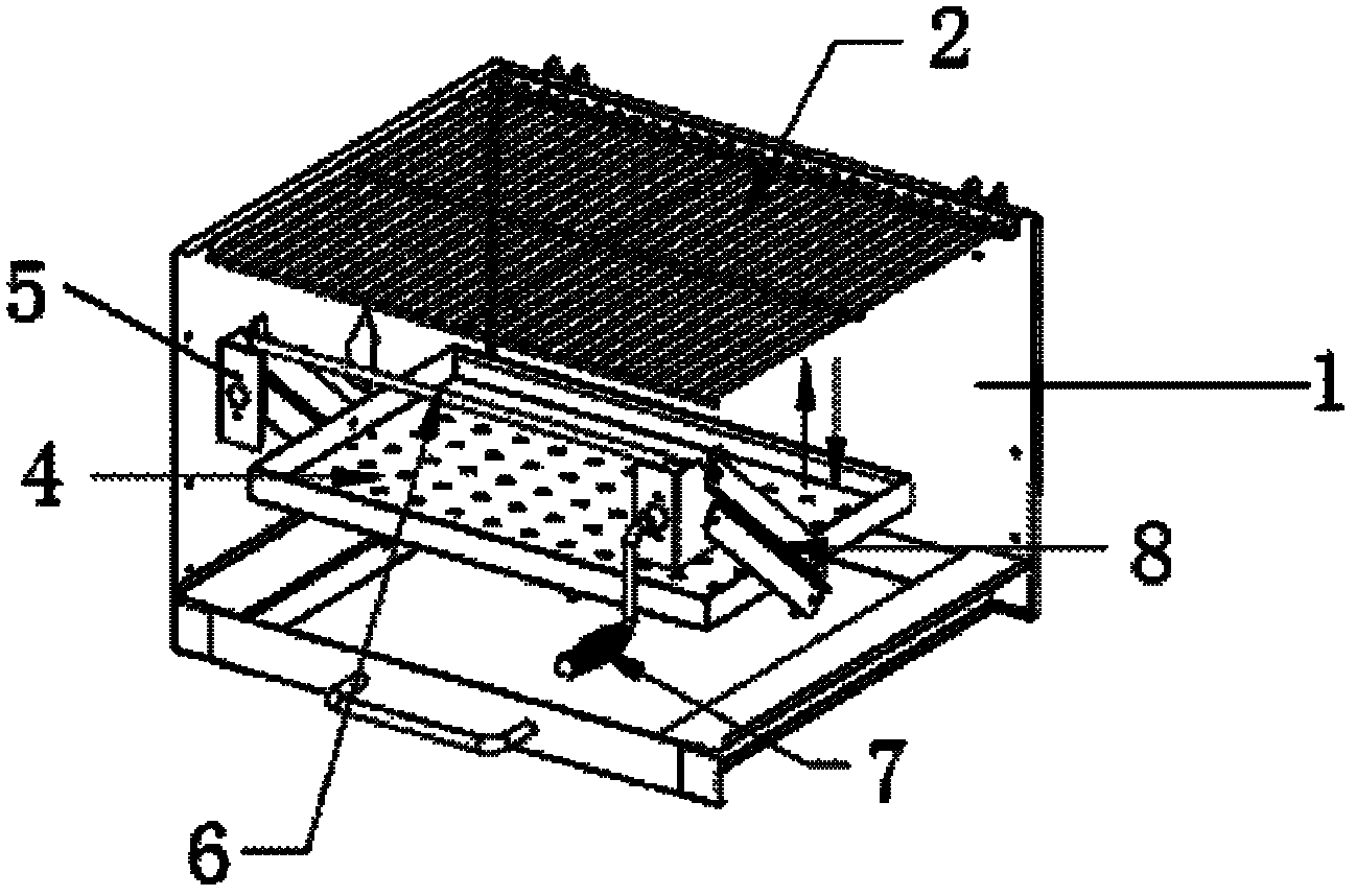 An outdoor barbecue stove