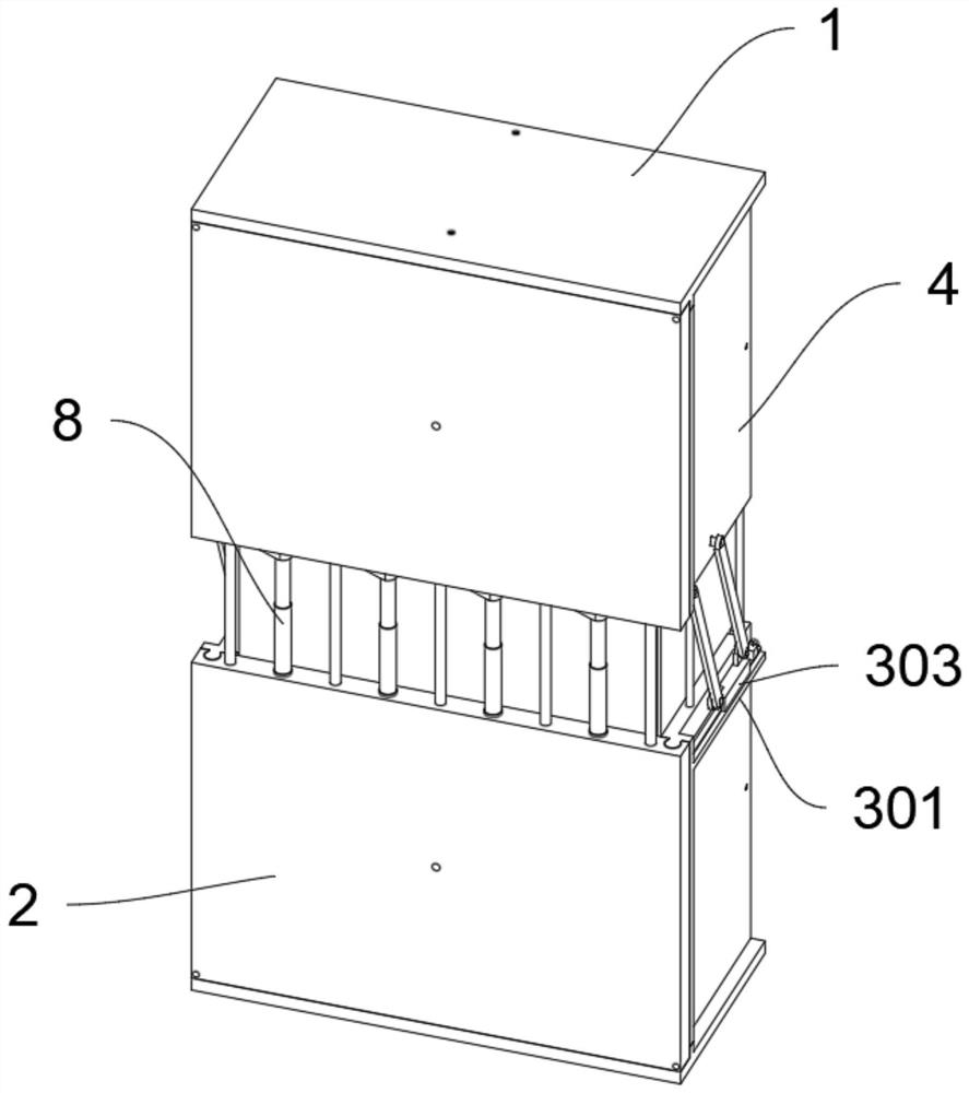 Multifunctional closet with reinforcing structure based on whole-wood home furnishing