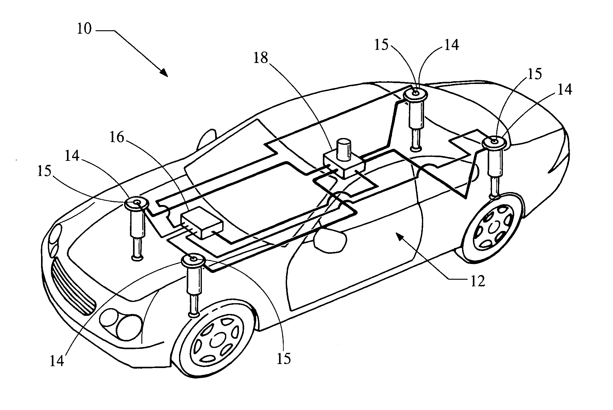 Frequency domain ride control for low bandwidth active suspension systems