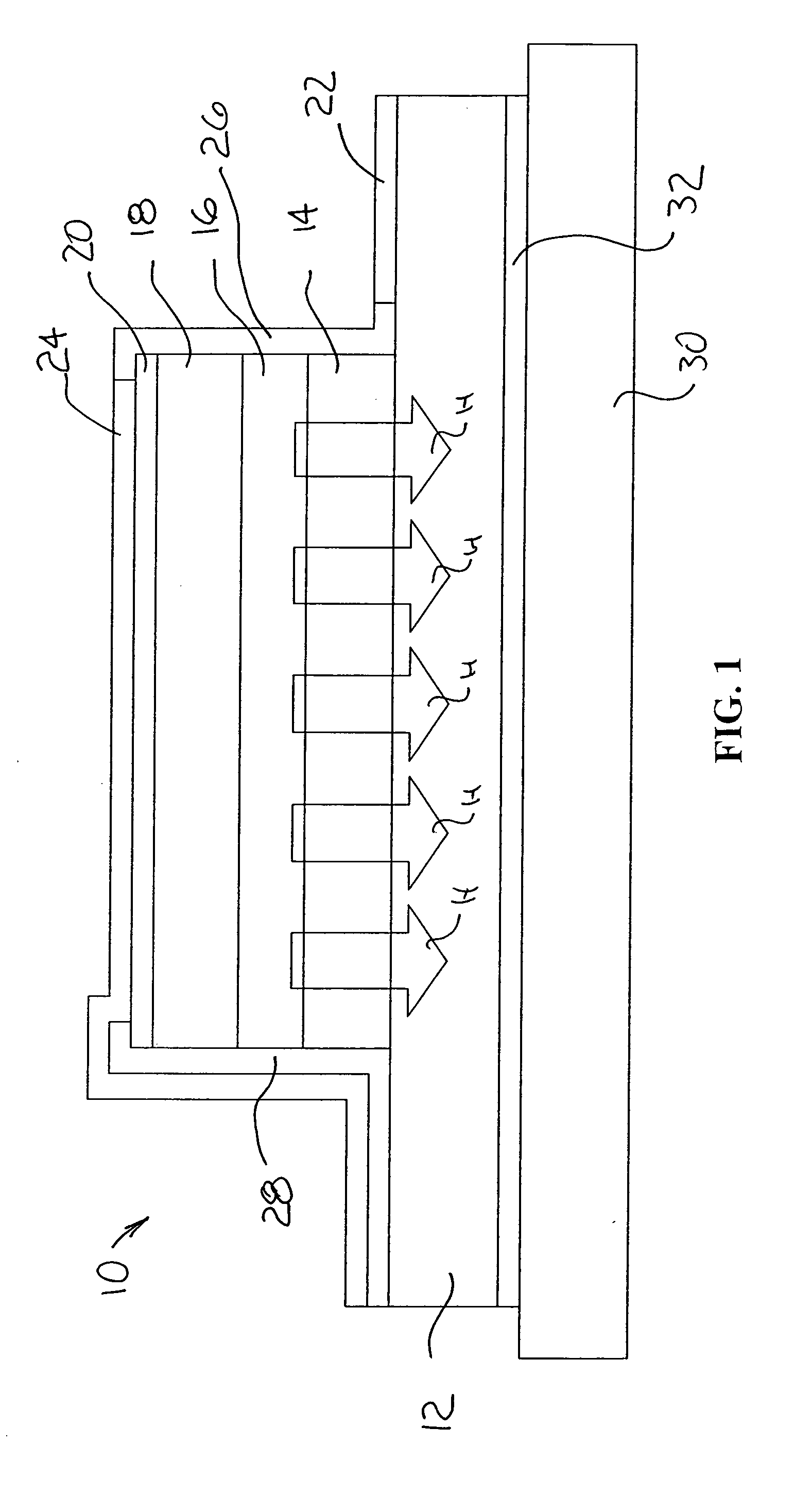 Semiconductor laser cladding layers