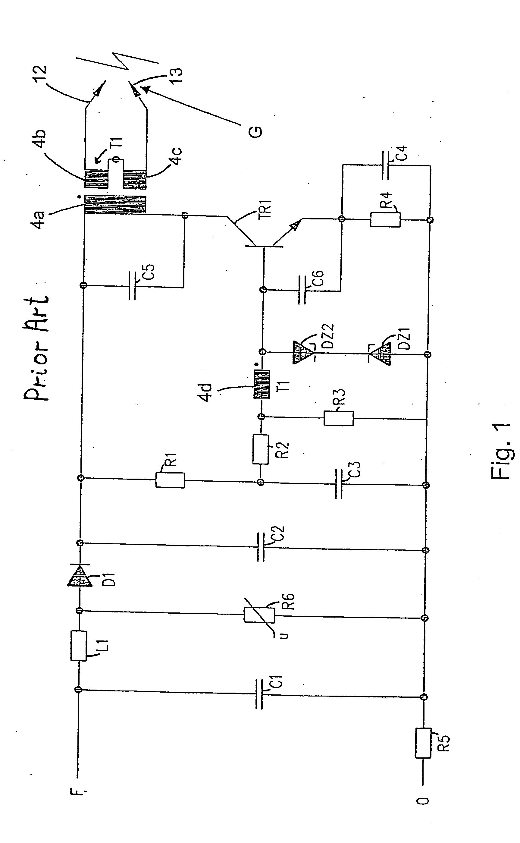 Method for ignition of an oil burner and electronic ignition circuitry for oil burners