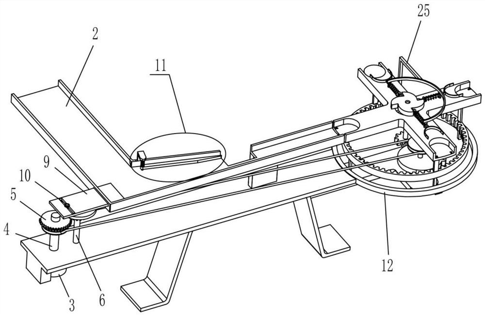 A bearing diameter detection and separation device