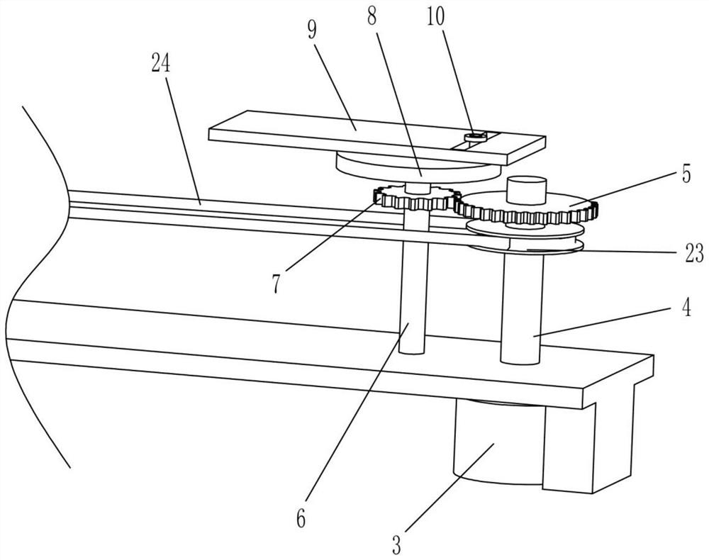 A bearing diameter detection and separation device