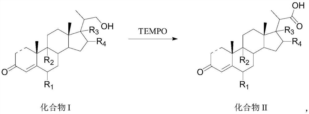 Preparation method and application of steroid intermediate