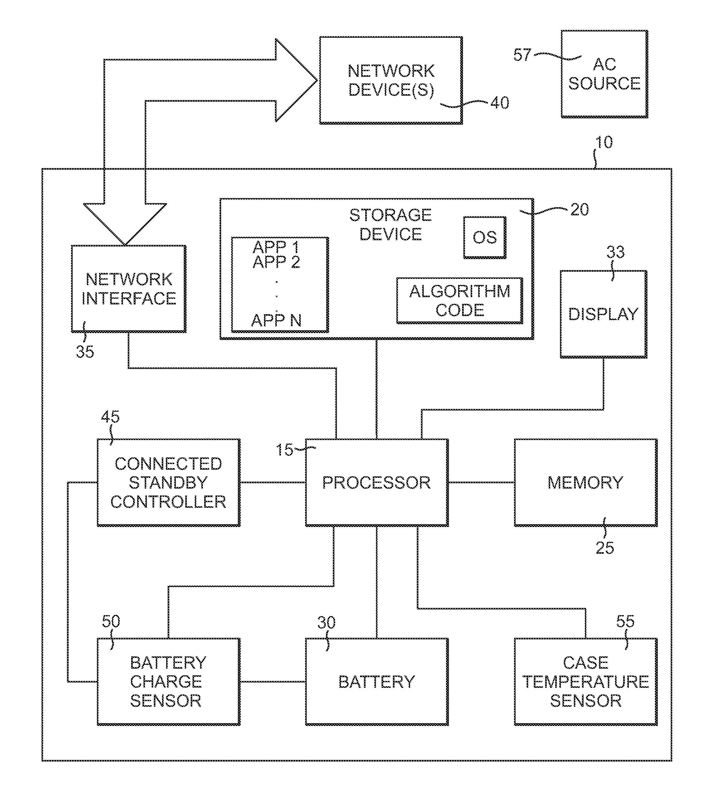 Adaptive connected standby for a computing device
