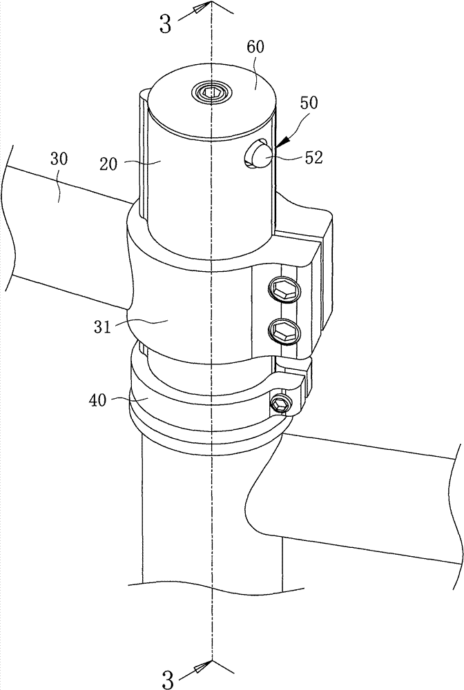 Bicycle standpipe with anti-tripping device