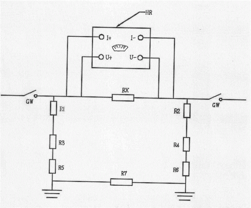 Method for measuring electric conduction loop resistance of circuit breaker