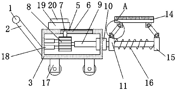 Petroleum pipeline cleaning device
