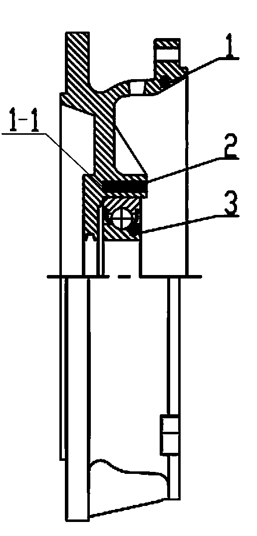 Motor damping vibration attenuation structure