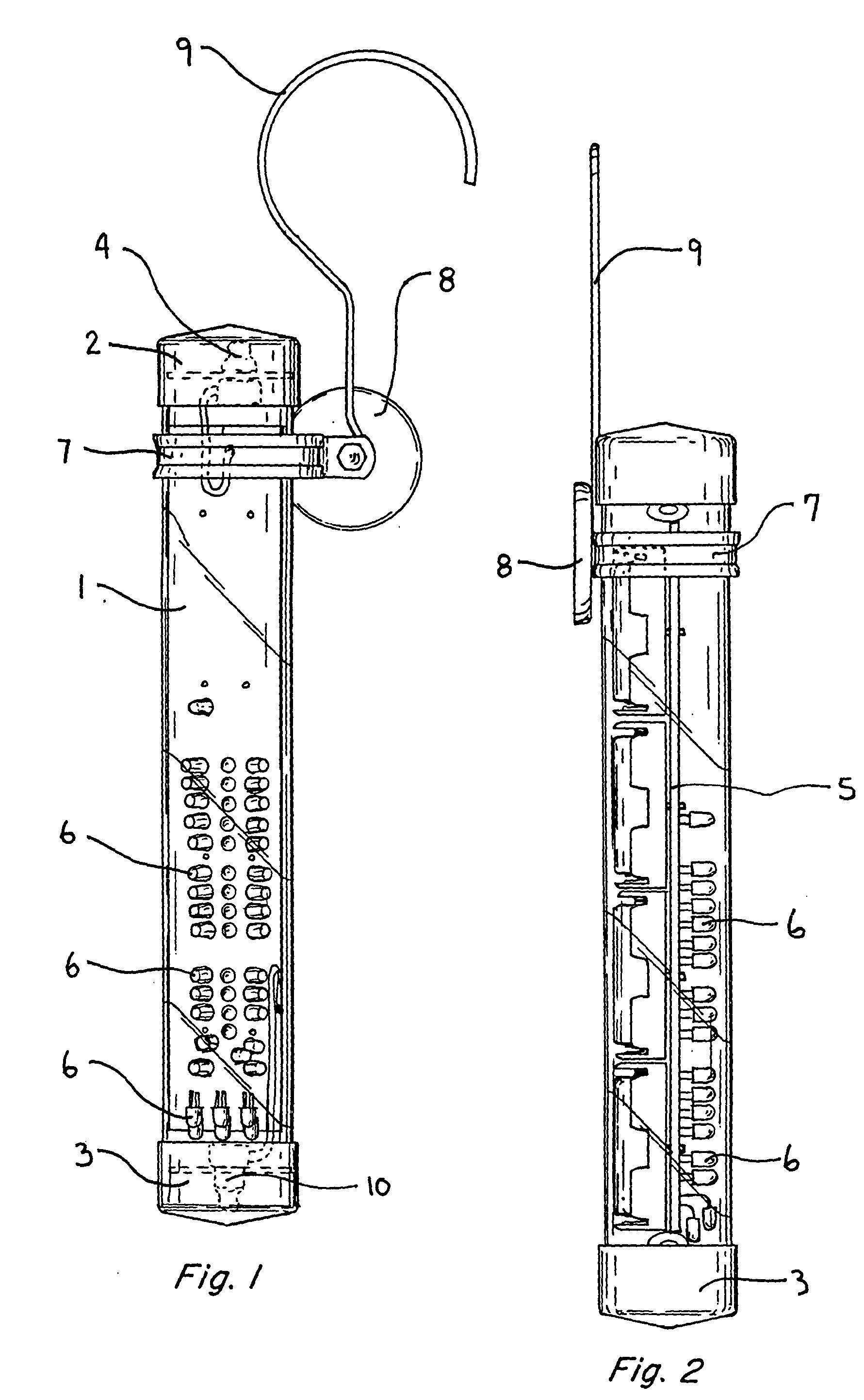 Rechargeable LED lighting and flashing apparatus