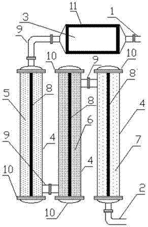 Urban and rural drinking water mineralization preparation device and drinking water mineralization method