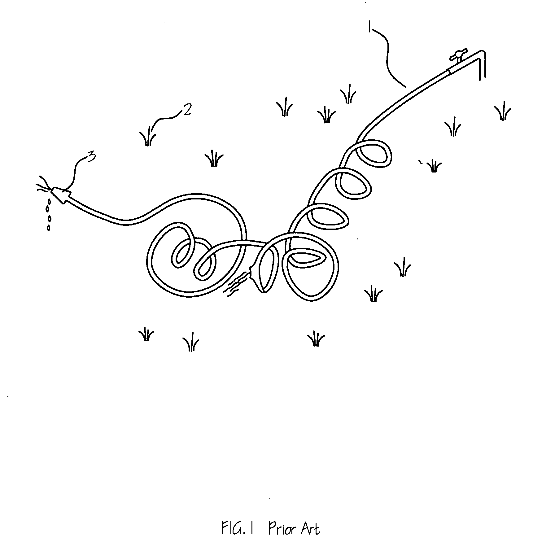 Anti-tangle elastic wire for coiled hoses and wires